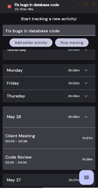 TrackSelf app screenshot 5